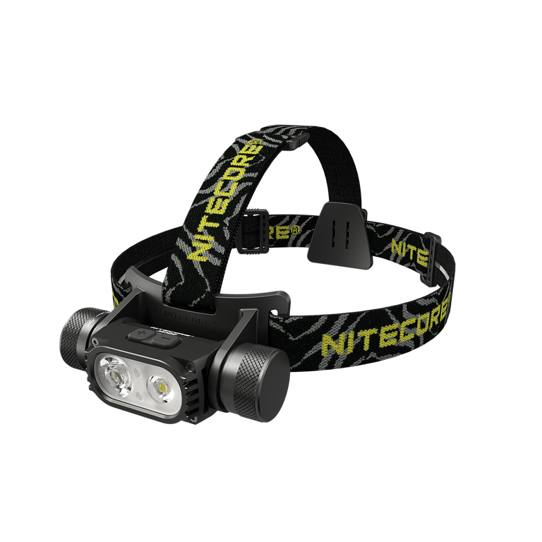 NITECORE HC68 , čelovka 2000 lm, 2 x Luminus SST-40-W a sekundární červená diody, 1x18650, USB-C dobíjecí