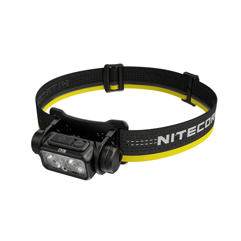 NITECORE NU43 čelovka, USB-C nabíjecí, 1400 lm / 130 m dosvit, integrovaný Li-ion aku. 3400 mAh