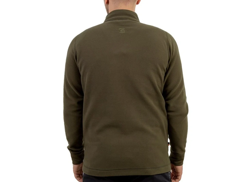 Fleecová mikina Graff Ron zelenohnědá