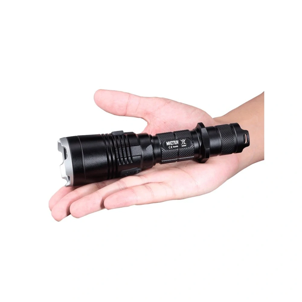NITECORE MH27UV - Taktická USB nabíjecí svítilna, LED CREE XP-L HI V3, 1000lm / 462m