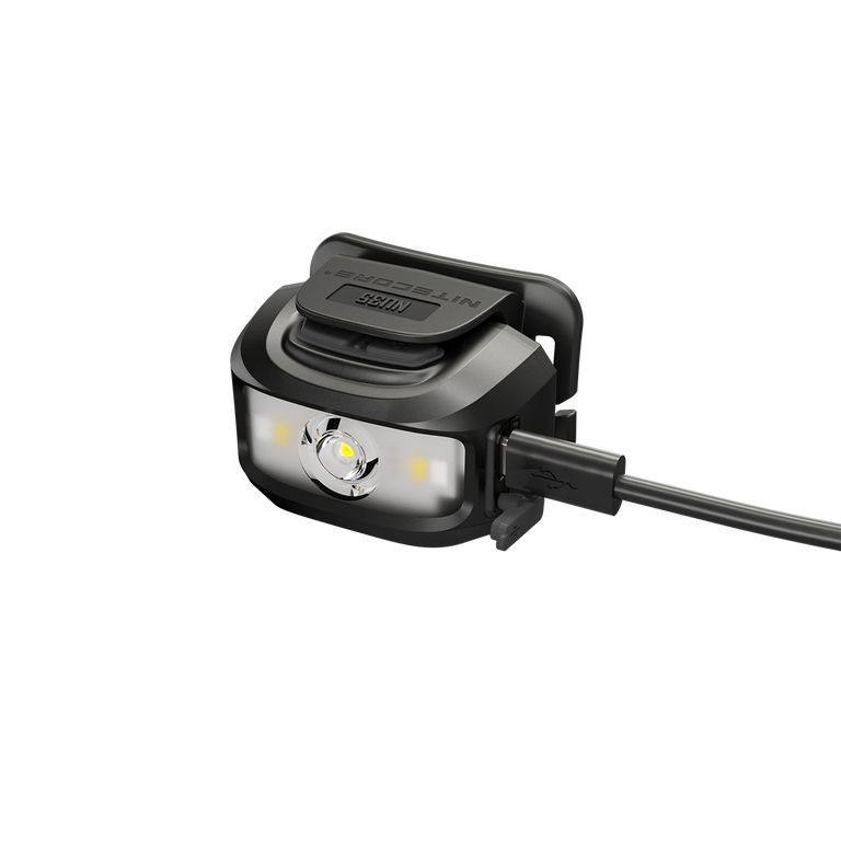 NITECORE NU35 čelovka, USB nabíjecí, CREE XP-G3 S3 LED, 460 lm, duální zdroj (590 mAh integrovaný aku, nebo 3x AAA)