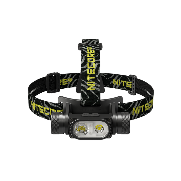 NITECORE HC68 , čelovka 2000 lm, 2 x Luminus SST-40-W a sekundární červená diody, 1x18650, USB-C dobíjecí