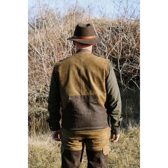 Vesta kožená se zipem Carl Mayer Pollau