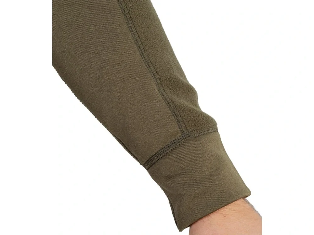 Fleecová mikina Graff Ron zelenohnědá