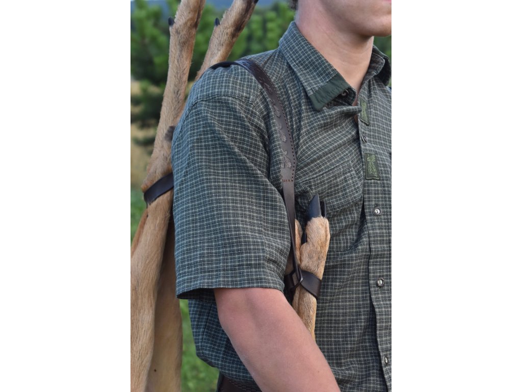 Kožený nosič srnčí zvěře