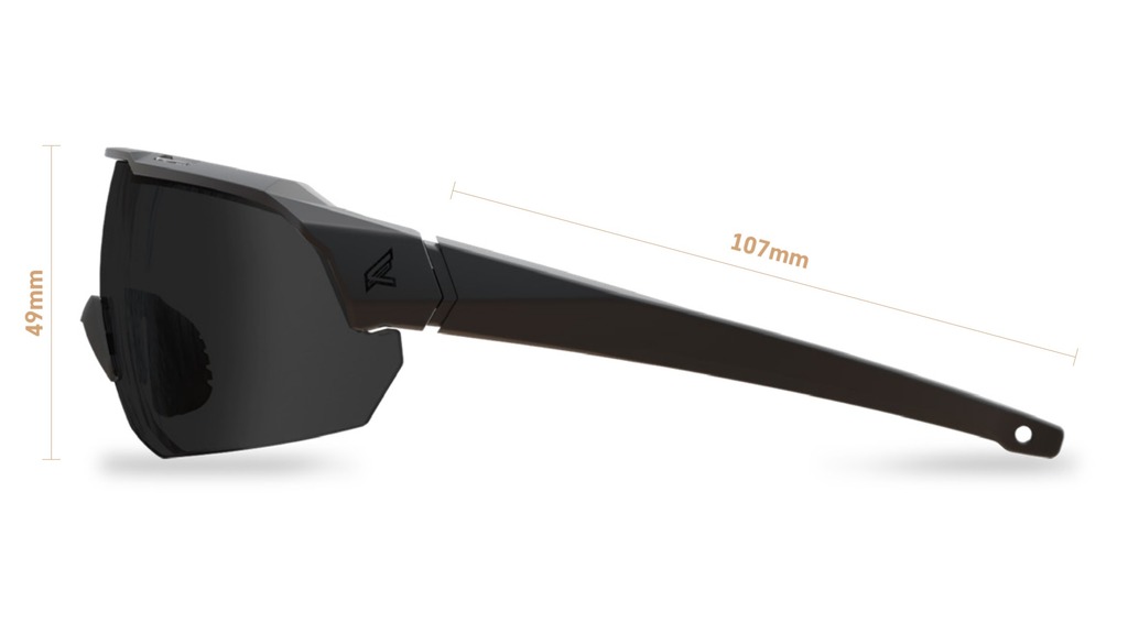 EDGE Tactical ARC LIGHT KIT - Sada ochranných balistických brýlí s tmavým G-15 a čirým zorníkem, černý rám, Vapor Shield