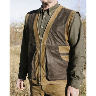 Vesta kožená se zipem Carl Mayer Pollau