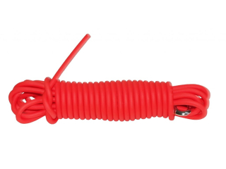 Kulatá barvářská šňůra - 6 mm (BIOTHANE) - reflexní oranžová