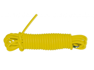 Kulatá barvářská šňůra - 6 mm (BIOTHANE) - reflexní žlutá