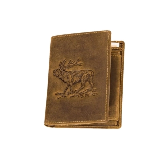 Peněženka s reliéfem jelena